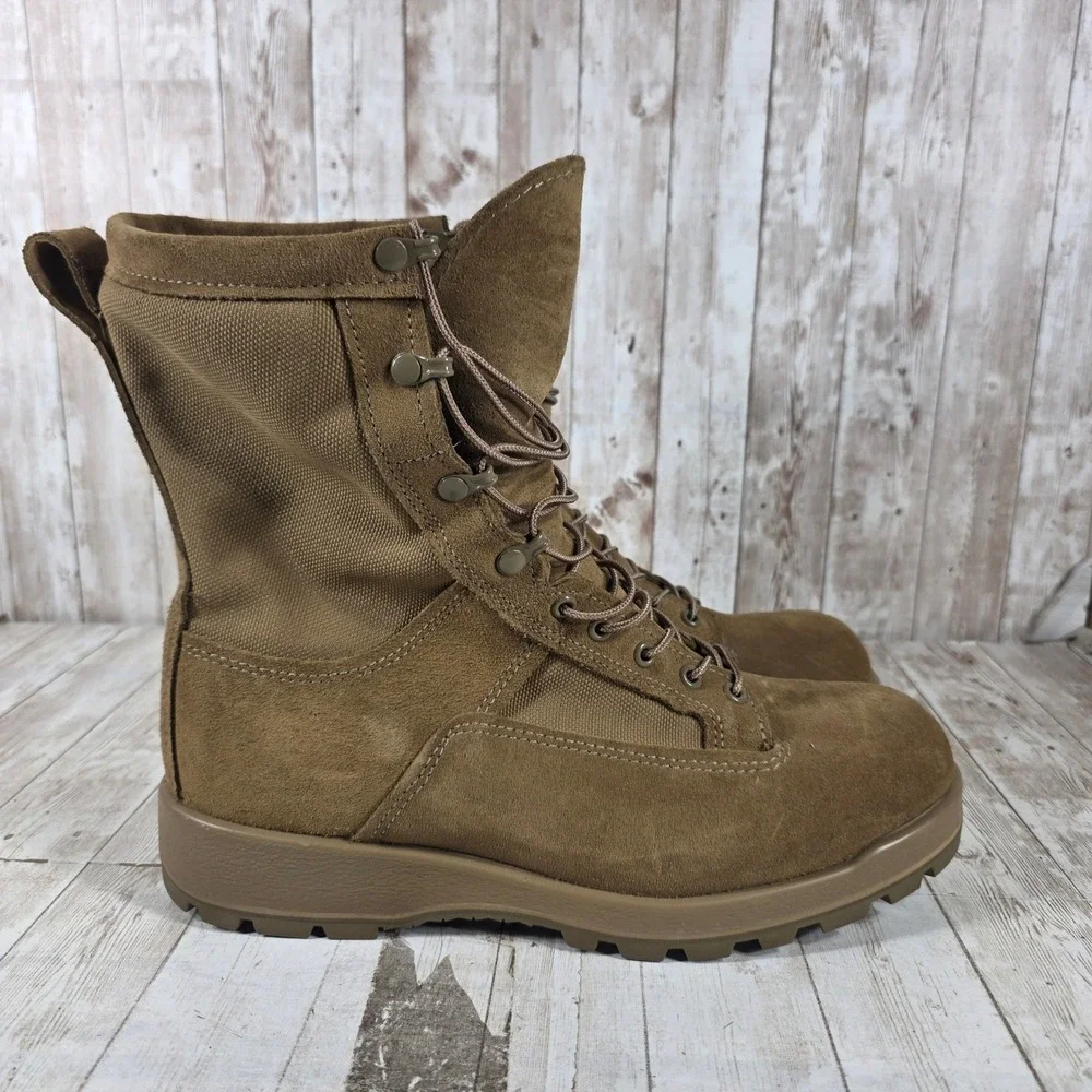 Bates 11 R Mens GORE-TEX Combat Boots Coyote Brown Suede Vibram E30800A Military